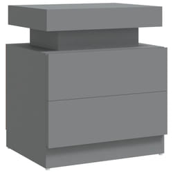 VidaXL 326851 Table de nuit et table de chevet Gris