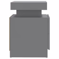 VidaXL 326851 Table de nuit et table de chevet Gris - Vue supplémentaire 5