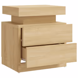 VidaXL 326852 Table de nuit et table de chevet Chêne - Vue supplémentaire 6