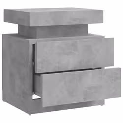 VidaXL 326853 Table de nuit et table de chevet Couleur du béton - Vue supplémentaire 6