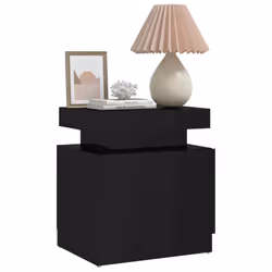 VidaXL 326856 Table de nuit et table de chevet Noir