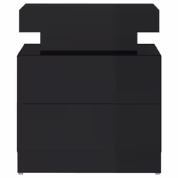 VidaXL 326856 Table de nuit et table de chevet Noir - Vue supplémentaire 4