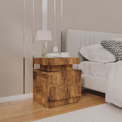 VidaXL 326857 Table de nuit et table de chevet Chêne