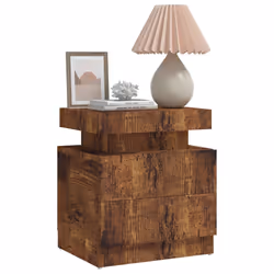 VidaXL 326857 Table de nuit et table de chevet Chêne