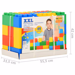 Polesie Wader Blocs en jouet XXL 45 pcs