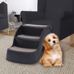Les escaliers pour chiens conviennent aux petits et grands animaux de compagnie et leur permettent d’atteindre facilement leu ...