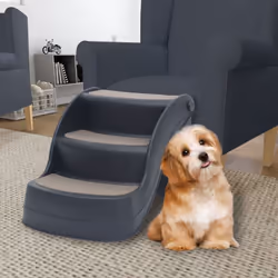 Les escaliers pour chiens conviennent aux petits et grands animaux de compagnie et leur permettent d’atteindre facilement leu ...