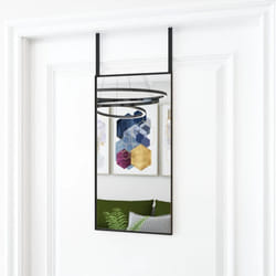 Vidaxl - Miroir de porte Noir 30x60 cm Verre et aluminium