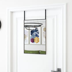 Vidaxl - Miroir de porte Noir 40x60 cm Verre et aluminium