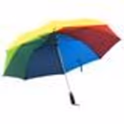 vidaXL Parapluie pliable automatique Multicolore 124 cm