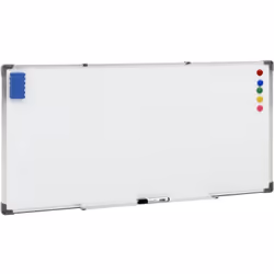 Ce tableau blanc magnétique mural est une solution idéale pour créer un endroit central dans votre maison ou votre bureau pou ...
