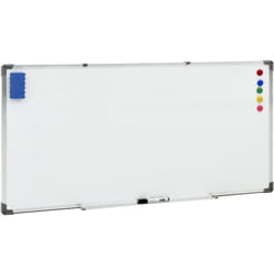 Vidaxl - Tableau blanc magnétique Blanc 110x60 cm Acier