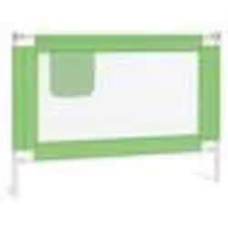 vidaXL Barrière de sécurité de lit enfant Vert 90x25 cm Tissu - TU