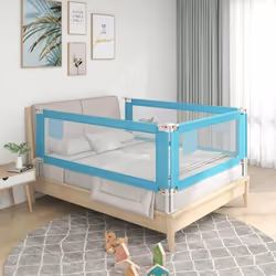 Cette barrière de lit offre une protection optimale contre les chutes et assure de beaux rêves à votre enfant. Fabriquée en t ...