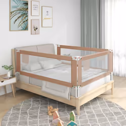 Cette barrière de lit offre une protection optimale contre les chutes et assure de beaux rêves à votre enfant. Fabriquée en t ...