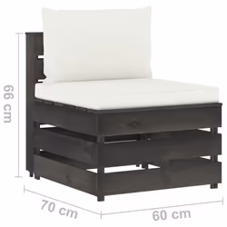 VidaXL 3068122 banc de jardin Bois - Vue supplémentaire 6