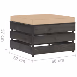 VidaXL 3068123 banc de jardin Bois - Vue supplémentaire 5