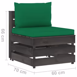 VidaXL 3068125 banc de jardin Bois - Vue supplémentaire 6
