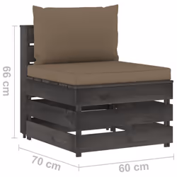 VidaXL 3068128 banc de jardin Bois - Vue supplémentaire 6
