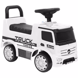 Ce camion à pédales Mercedes-Benz super cool, au design emblématique, est un jouet merveilleux qui offre à vos enfants l'expé ...