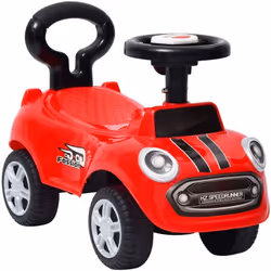 Laissez vos petits s'amuser à conduire cette voiture à pédales. La base stable à quatre roues permet aux enfants de monter et ...