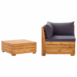 VidaXL 316247, Bois d'acacia, Adultes et enfants