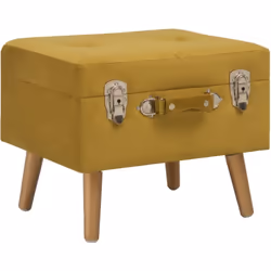 Ce tabouret de rangement polyvalent et pratique est doté d'un design confortable qui s'adaptera à tout décor intérieur. Ce ta ...