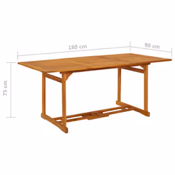 VidaXL 315945 table de jardin - Vue supplémentaire 6