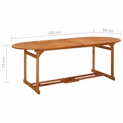 VidaXL 315949 table de jardin - Vue supplémentaire 6