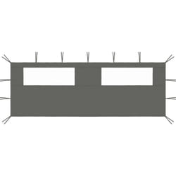 Vidaxl - Paroi latérale de belvédère avec fenêtres 6x2 m Anthracite