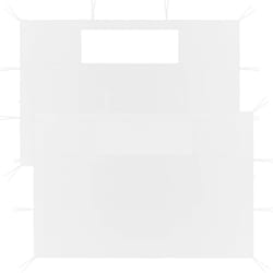 Vidaxl - Parois latérales de belvédère avec fenêtres 2 pcs Blanc