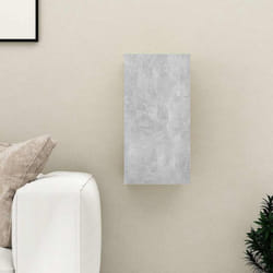 Vidaxl - Meuble tv Gris béton 30,5x30x60 cm Bois d'ingénierie