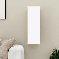 Vidaxl - Meuble tv Blanc 30,5x30x90 cm Bois d'ingénierie