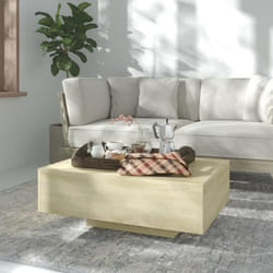 vidaXL Table basse Chêne sonoma 85x55x31 cm Bois d'ingénierie - TU