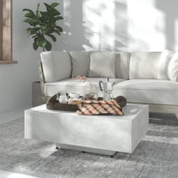 Vidaxl - Table basse Gris béton 85x55x31 cm Bois d'ingénierie