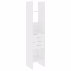 VidaXL 803416, Blanc, Bois, Bois, 400 mm, 350 mm, 1800 mm