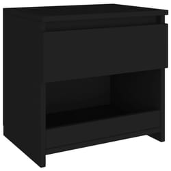 VidaXL 803445 Table de nuit et table de chevet Noir