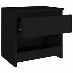 VidaXL 803446 Table de nuit et table de chevet Noir - Vue supplémentaire 7