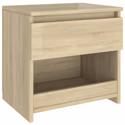 VidaXL 803450 Table de nuit et table de chevet Chêne - Vue supplémentaire 4