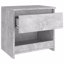 VidaXL 803451 Table de nuit et table de chevet Couleur du béton - Vue supplémentaire 6