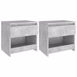 VidaXL 803452, Couleur du béton, Bois, 400 mm, 300 mm, 390 mm, 2 pièce(s)