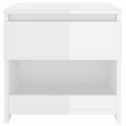 VidaXL 803456 Table de nuit et table de chevet Blanc - Vue supplémentaire 4