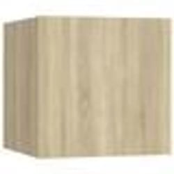 vidaXL Meuble TV mural Chêne sonoma 30,5x30x30 cm