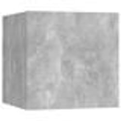 vidaXL Meuble TV mural Gris béton 30,5x30x30 cm - TU