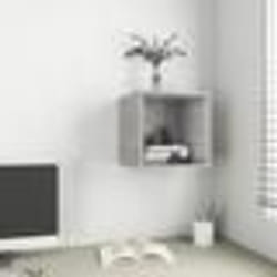 vidaXL Armoire murale Gris béton 37x37x37 cm Bois d’ingénierie - TU