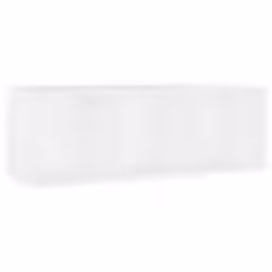vidaXL Meuble TV Blanc 107x35x37 cm Bois d’ingénierie - TU
