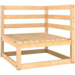 Vidaxl - Canapé d'angle de jardin bois de pin massif