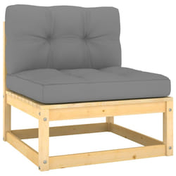 VidaXL 805715 banc de jardin Bois, Tissu, Polyester