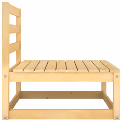 VidaXL 805715 banc de jardin Bois, Tissu, Polyester - Vue supplémentaire 4