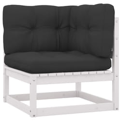 VidaXL 805716 banc de jardin Bois, Tissu, Polyester